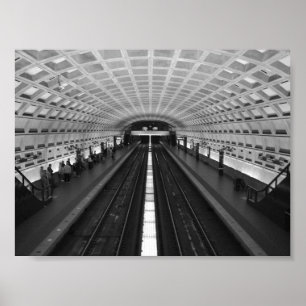 Washington-DC-Bahnstation Poster