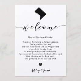 Washington DC Begrüßungsbrief und -ausflug Programm