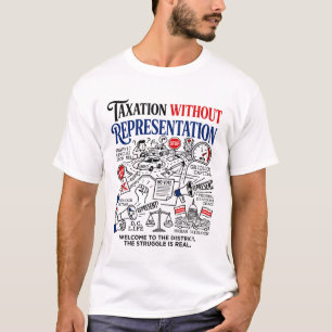 wASHINGTON dc bESTEUERUNG oHNE vERTRETUNG pROT T-Shirt