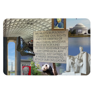Washington DC Bilder sammelten 3"x4" Foto Magnet