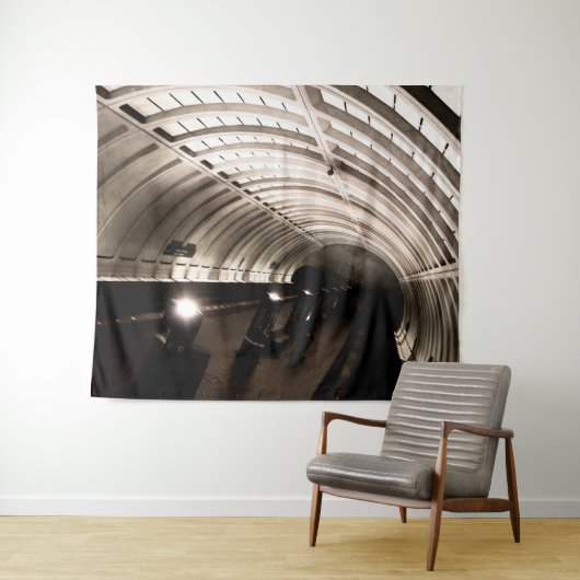 Washington DC Brutalist Architecture Wandteppich (Beispiel (Horizontal))