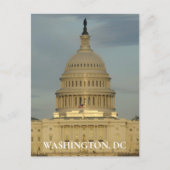 Washington DC Capitol Building Travel Photo Postkarte (Vorderseite)