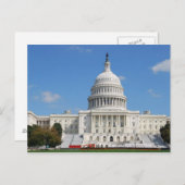 Washington DC Capitol Postkarte (Vorne/Hinten)