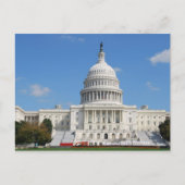 Washington DC Capitol Postkarte (Vorderseite)