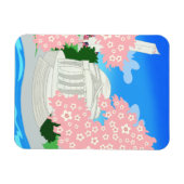 Washington DC Cheroms Blossoms Magnet (Horizontal)