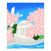 Washington DC Cheroms Blossoms Poster (Vorne)