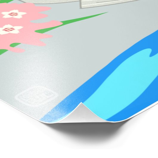 Washington DC Cheroms Blossoms Poster (Ecke)