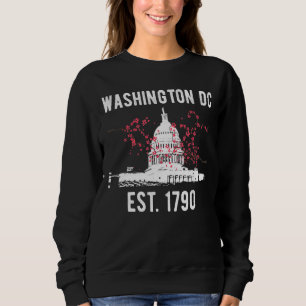 Washington Dc Cherry Blossom Hauptstadt Hill Usa S Sweatshirt
