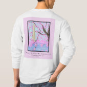 Washington, DC Cherry Blossom Long Sleeve T - Shir T-Shirt (Rückseite)