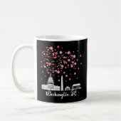 Washington DC Cherry Blossoms Monumente Kaffeetasse (Links)