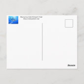 Washington DC Cherry Blüten Postkarte (Rückseite)