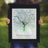 Washington DC City Map Poster