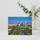 Washington DC City Postkarte (Stehend Vorderseite)