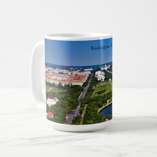 Washington DC cityscape Kaffeetasse (Vorderseite Links)