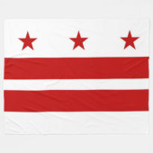 Washington DC Custom Fleecedecke (Vorderseite (Horizontal))