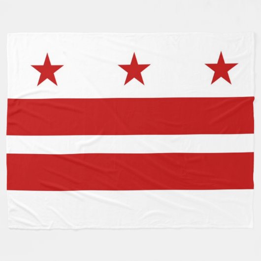 Washington DC Custom Fleecedecke (Vorderseite (Horizontal))