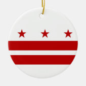 Washington DC Custom Keramik Ornament (Vorne)
