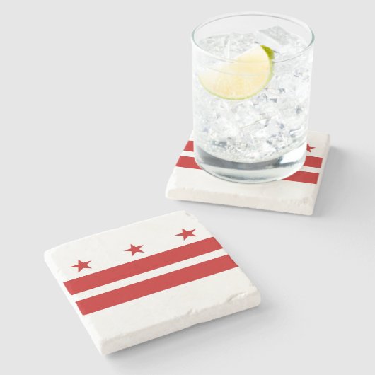 Washington DC Custom Steinuntersetzer (Seitenansicht)