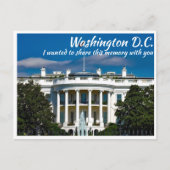 Washington DC Das Weiße Haus Postkarte (Vorderseite)
