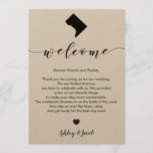 Washington DC, das willkommenen Buchstaben u. Programm