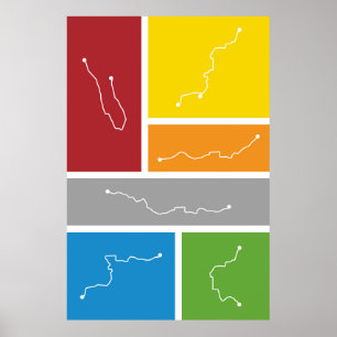 Washington, DC - Durchfahrt-Paletten Poster