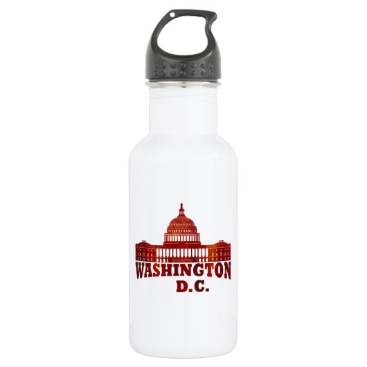 Washington DC Edelstahlflasche (Vorderseite)
