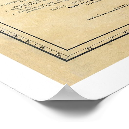 Washington DC Environs Map von Silversparre 1887 Poster (Ecke)