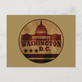Washington DC Feiertagspostkarte (Vorderseite)