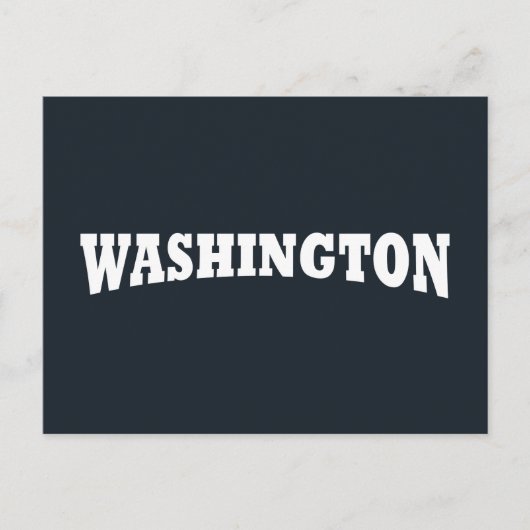 Washington DC Feiertagspostkarte (Vorderseite)