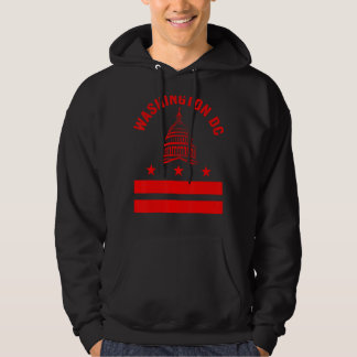 Washington Dc Flag Liebe Hauptstadt Hill Souvenir  Hoodie