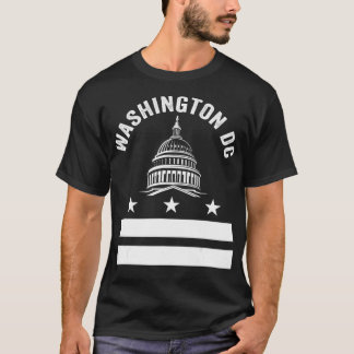 Washington DC Flag Liebe Hauptstadt Hill Souvenir T-Shirt