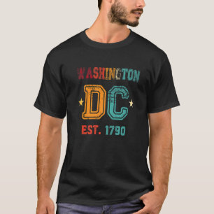 Washington Dc Flag Liebe Hauptstadt Hill Souvenir  T-Shirt