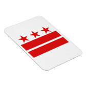 Washington DC Flag Magnet (Rechte Seite)