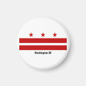Washington DC Flag Magnet (Vorne)