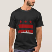 Washington Dc Flag T-Shirt (Vorderseite)