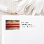 Washington DC Flagge für Old Wood Grain (Insitu)