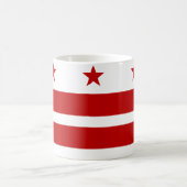 Washington DC-Flagge Kaffeetasse (Mittel)