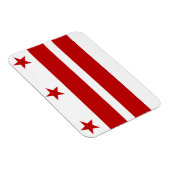 Washington DC-Flagge Magnet (Rechte Seite)