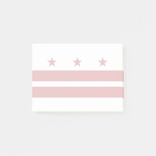 Washington DC-Flagge Post-it Klebezettel (Vorderseite)