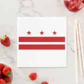 Washington DC-Flagge Serviette (Beispiel)