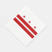 Washington DC-Flagge Serviette (Ecke)