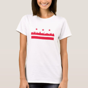 Washington DC Flagge T-Shirt