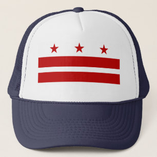 Washington DC-Flagge Truckerkappe