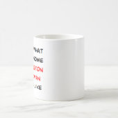Washington DC Frau, großartige Kaffeetasse (Mittel)