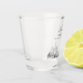 Washington DC Gastgeschenk Hochzeit Personalisiert Schnapsglas (Links)