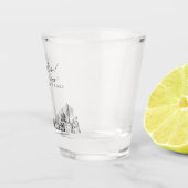 Washington DC Gastgeschenk Hochzeit Personalisiert Schnapsglas (Rechts)