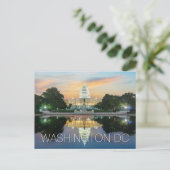 Washington DC | Gebäude Hauptstadt Postkarte (Stehend Vorderseite)