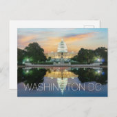 Washington DC | Gebäude Hauptstadt Postkarte (Vorne/Hinten)