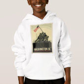 Washington, DC | Gedenkstätte des Marine Corps Hoodie (Vorderseite)
