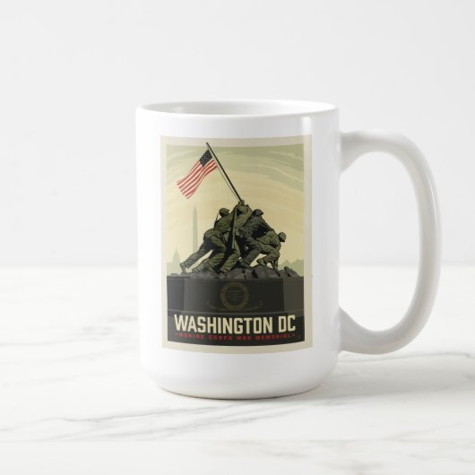 Washington, DC | Gedenkstätte des Marine Corps Kaffeetasse (Rechts)
